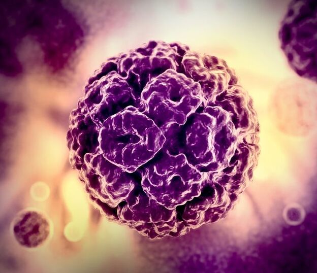 Múnla 3D de HPV (papillomavirus daonna)
